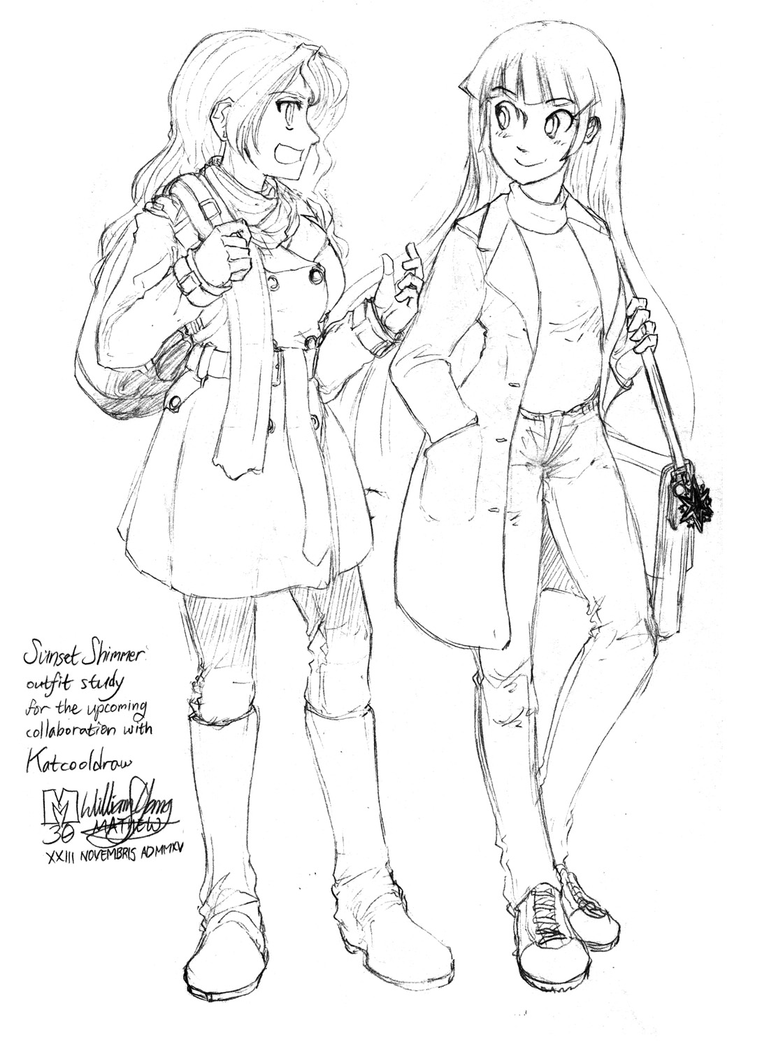 Sunset Shimmer outfit studies 003