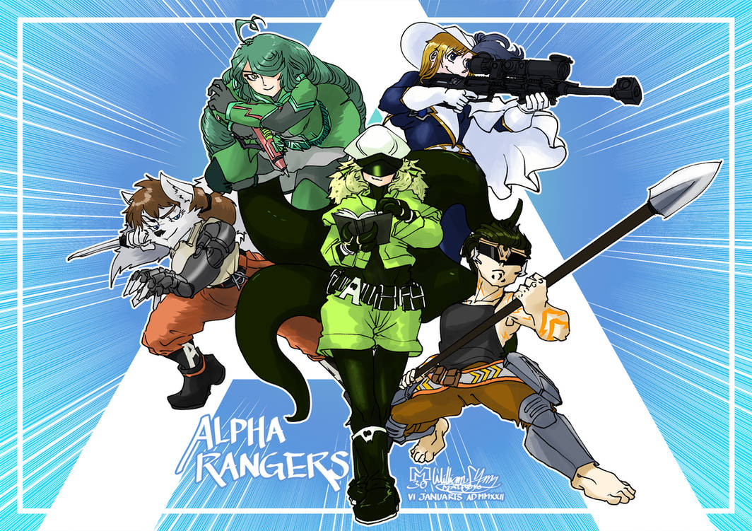 Go Go Alpha Rangers! by Meto30 on DeviantArt
