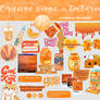 Orange PNG Pack + textures by miwqua