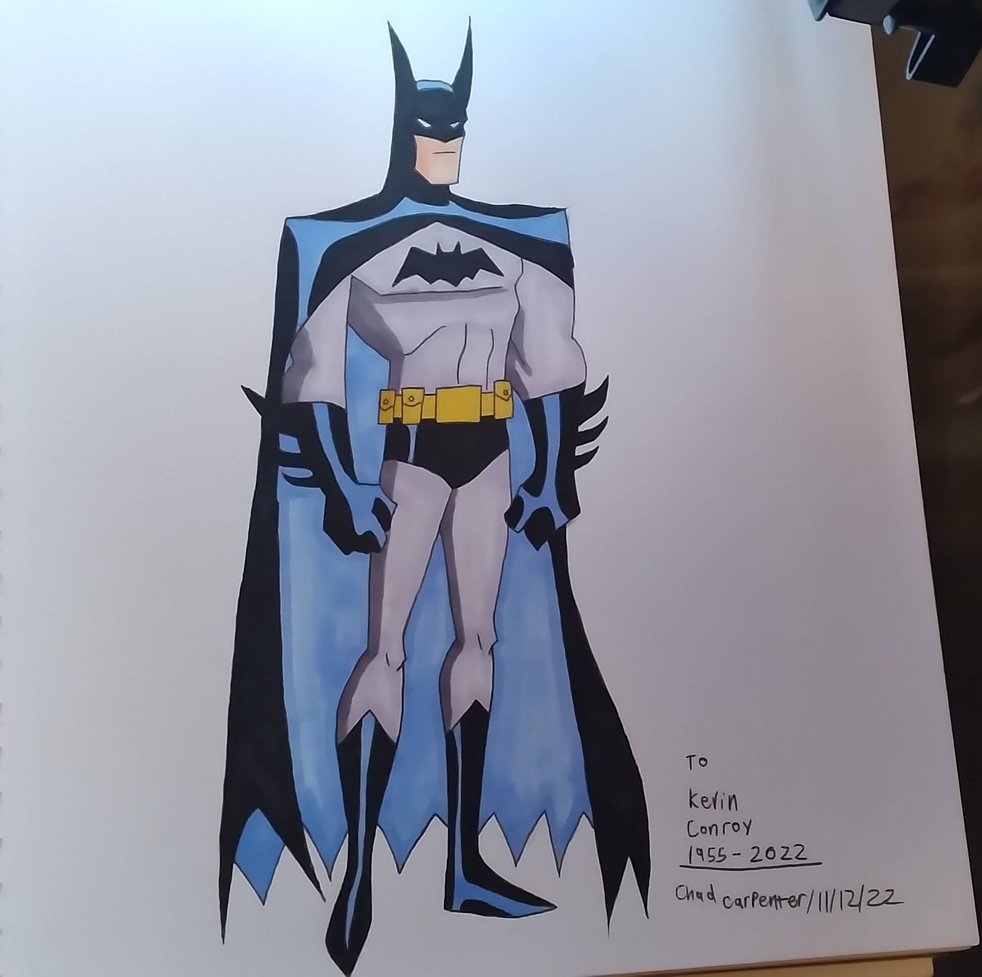 Batman in Bruce Timm style. by Blue1120 on DeviantArt