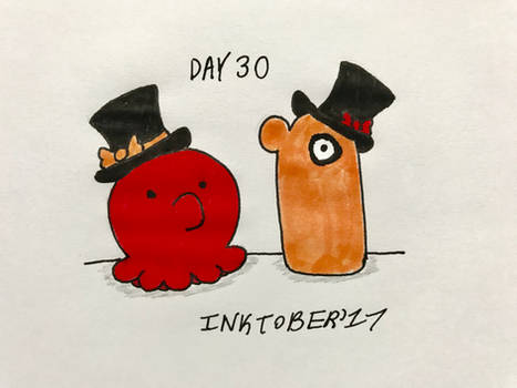 Inktober Day 30- Top Hats