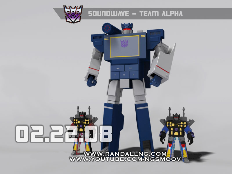 Soundwave - Team Alpha G1 3D