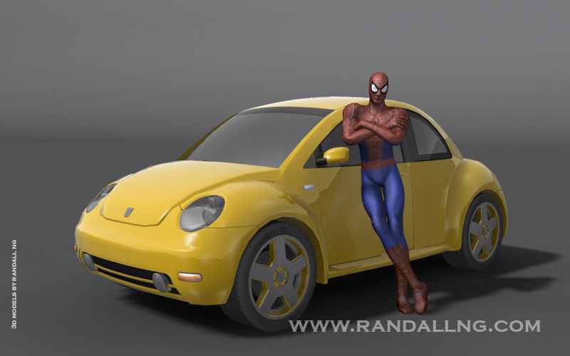 Bumblebee and Spidey by rando3d