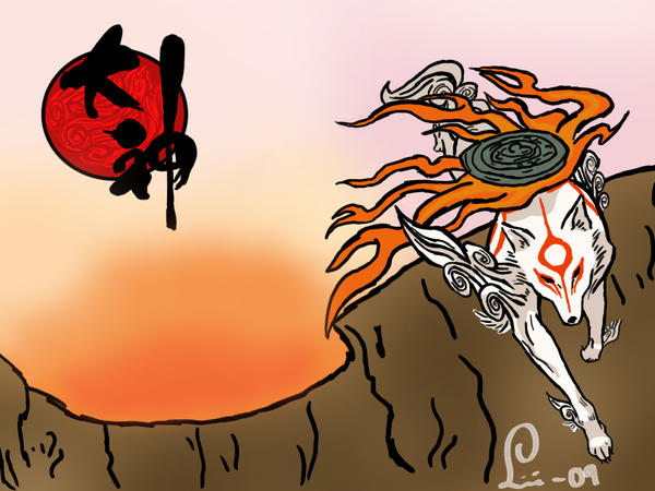 Okami art 2 by imapoltergeist on DeviantArt