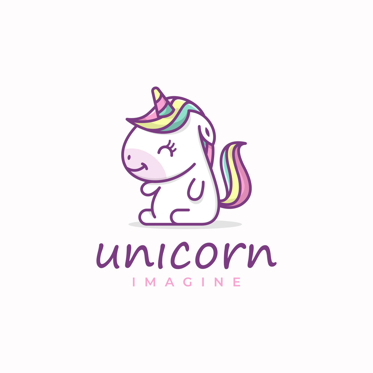 Cute Unicorn logo design by Siana01 on DeviantArt