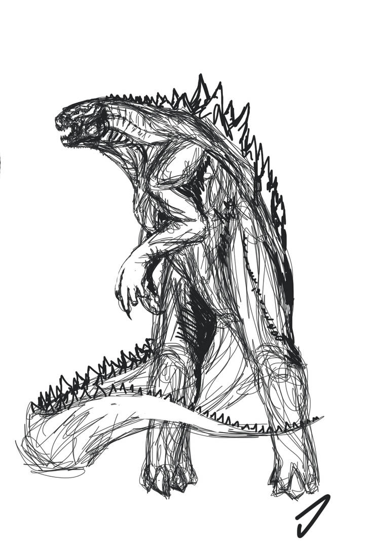 Godzilla study by JackShadow47 on DeviantArt