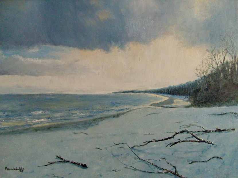 Winter, beach