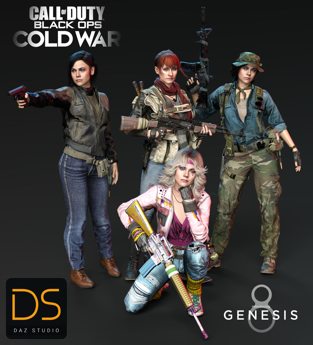 Call Of Duty Black Ops Cold War Operators by BlopblopFish on DeviantArt