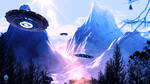 Arrival of the Mountain Gods by Redwoodjedi