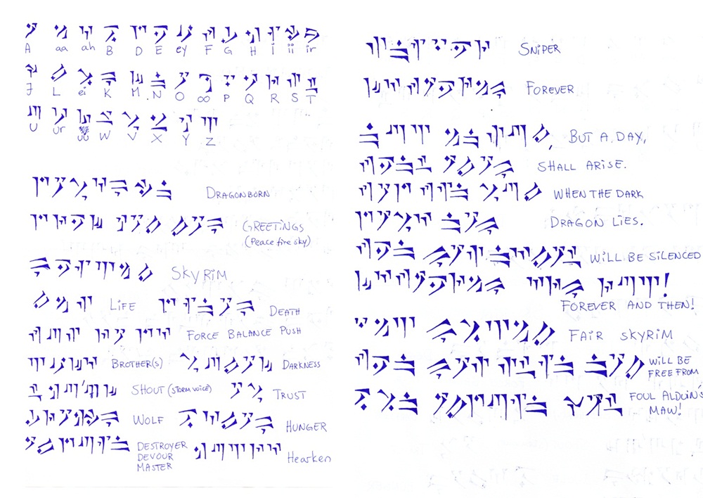 Dragon Language By SneakingSniper On DeviantArt