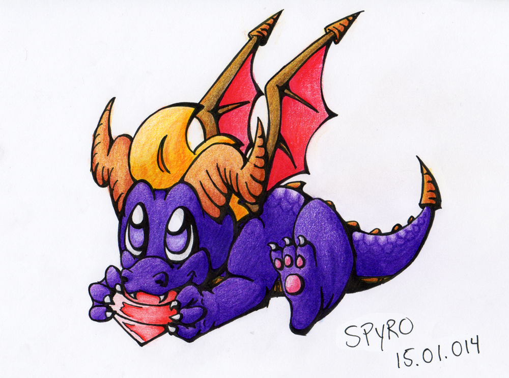 Spyro nomming gems