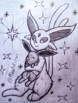 Espeon hugs!