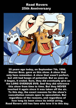 Road Rovers 25th Anniversary