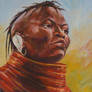 Turkana woman (in colour)