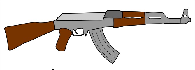 Cartoon AK-47 by CJustusMig on DeviantArt.