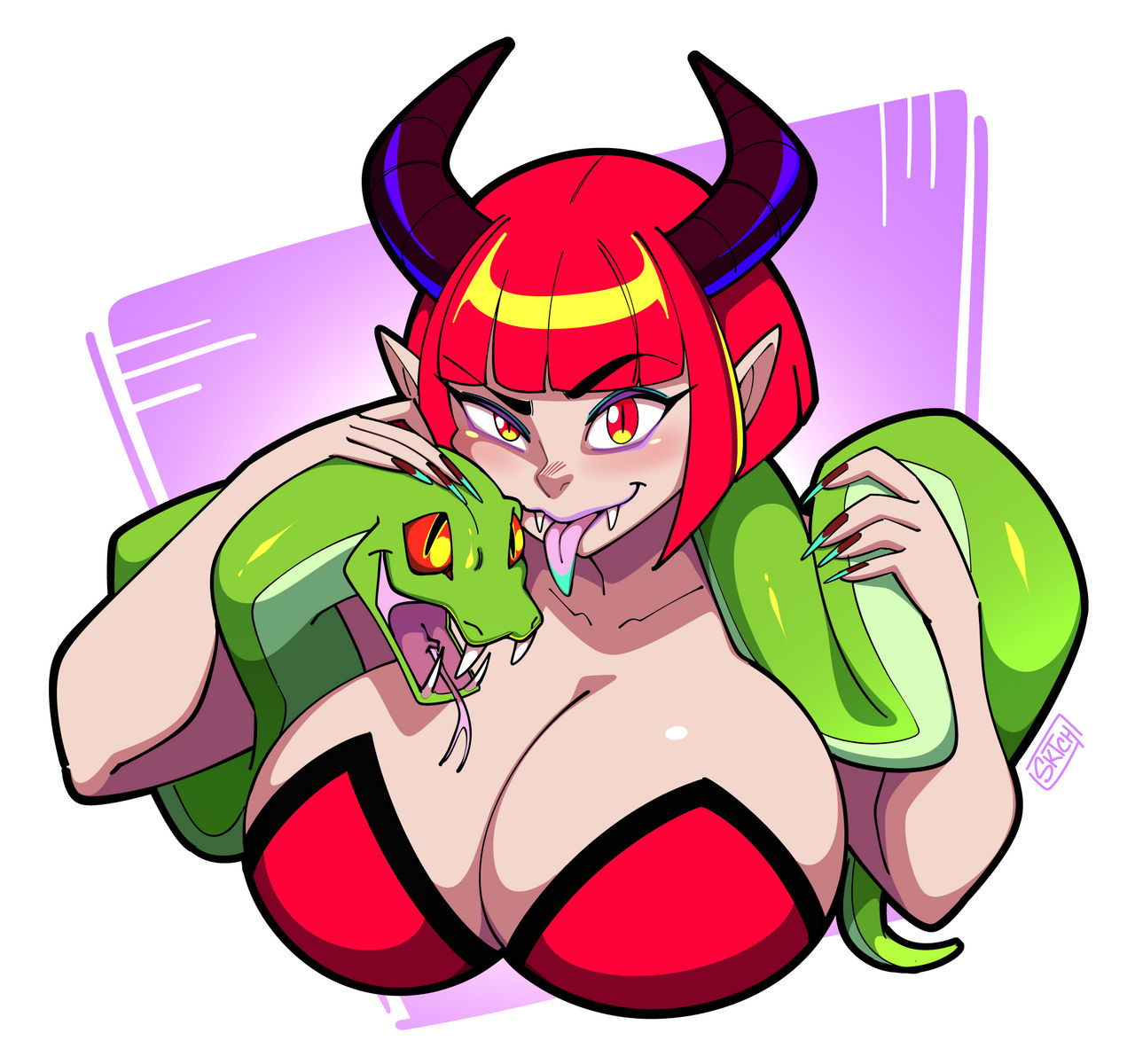 Fan Art Snake Demon