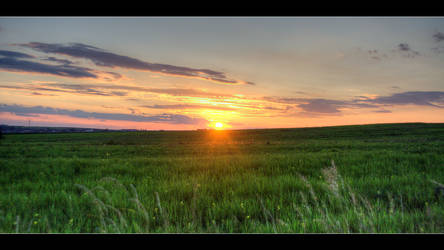 Coucher de soleil Lorrain