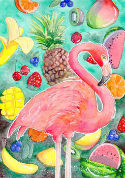 Fruity Flamingo