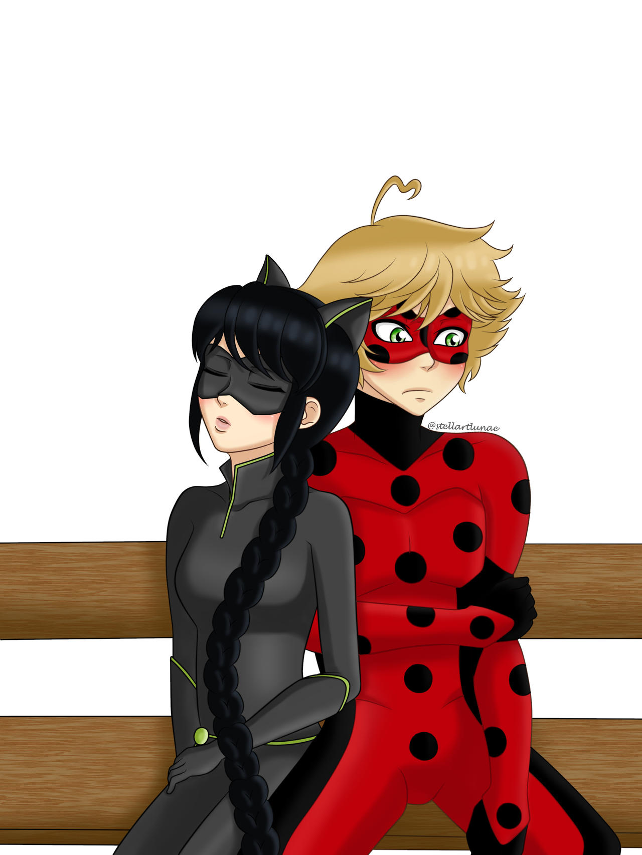 Ladybug and Chat Noir by majuandrad on DeviantArt
