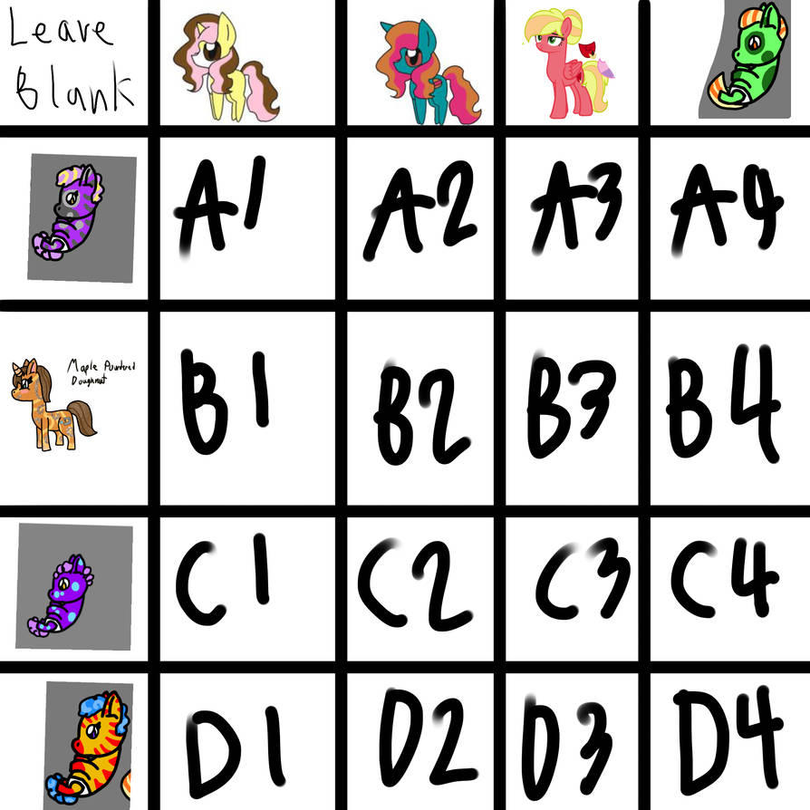 Horse Breeding Chart Open! by ZoeChickenFarmer on DeviantArt