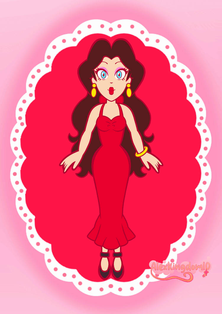 2d Pauline front and back view ( Red ) by AlexKingdom10 on DeviantArt