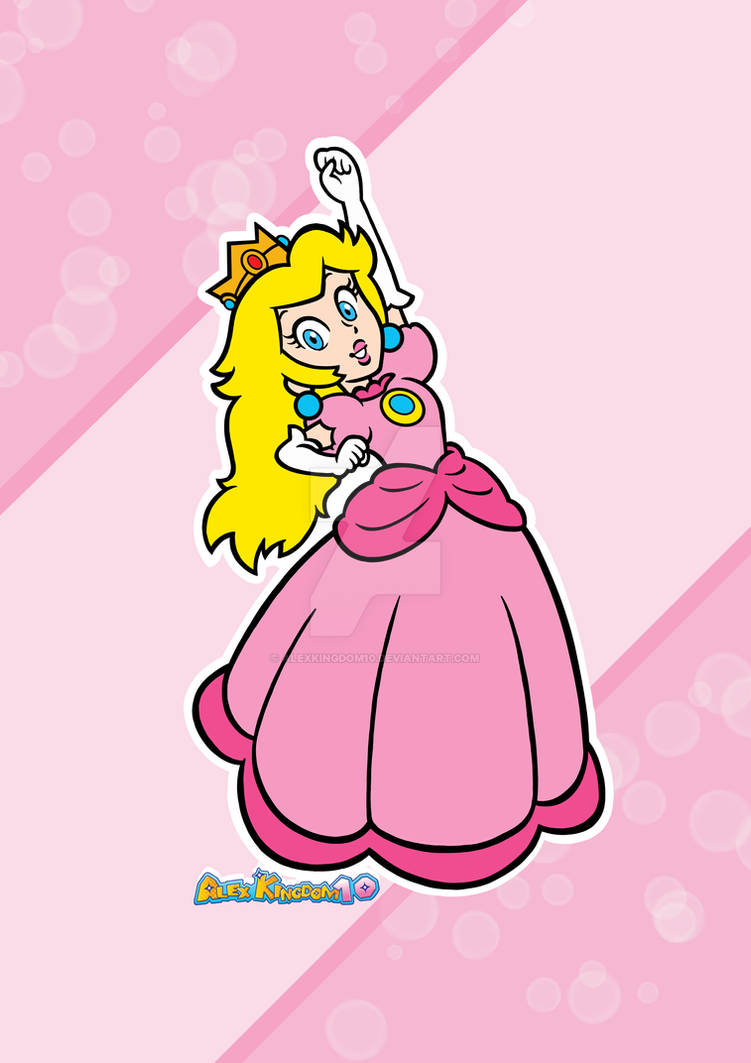 Peach Jump Rope Peach 2d artwork jump by AlexKingdom10 on DeviantArt