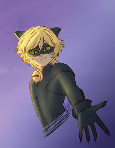 Chat Noir from Miraculous clip by Kenderline on DeviantArt