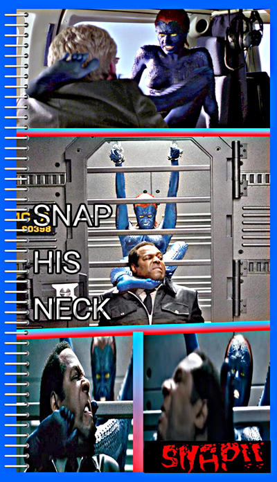 Neck Snap Deviantart Mystique Neck SNAPS his neck version 02 by NecksnapMaxine on DeviantArt