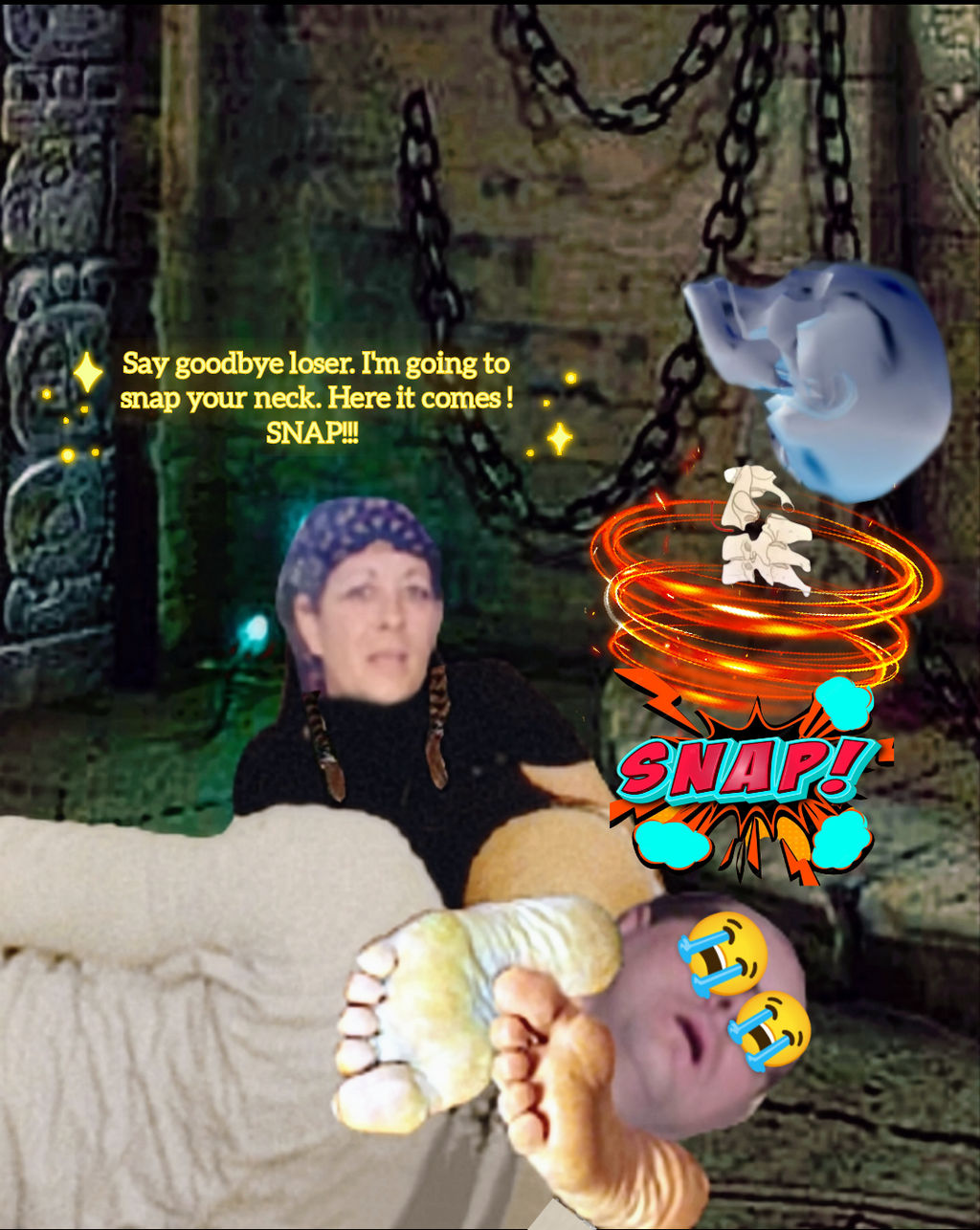 Neck Snap Deviantart Say Goodbye SNAP !!! by NecksnapMaxine on DeviantArt