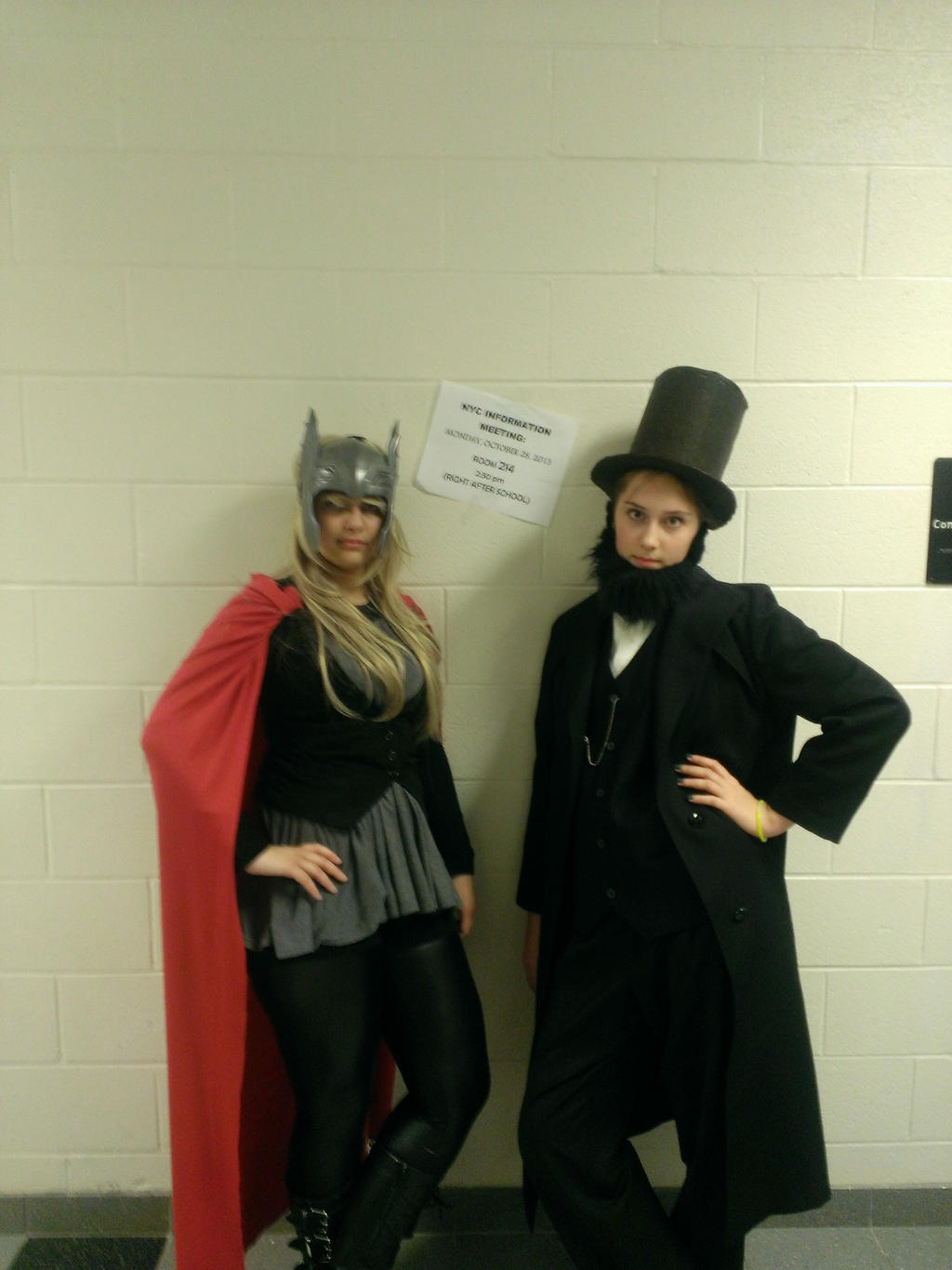 Thori and Aba Lincoln are not amused!
