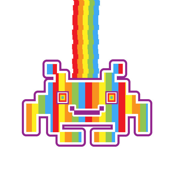 Rainbow Invader by sh-rainbowland on DeviantArt