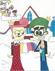 American Gothic FT. Cosmo and Wanda by Amazing-A2001