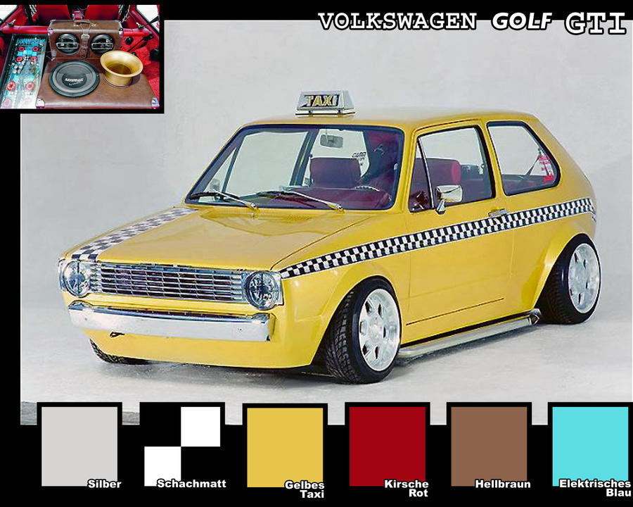 VW Golf GTI Color Palette by alexTz--grafx on DeviantArt