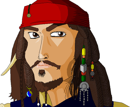 Toon Captain Jack Sparrow