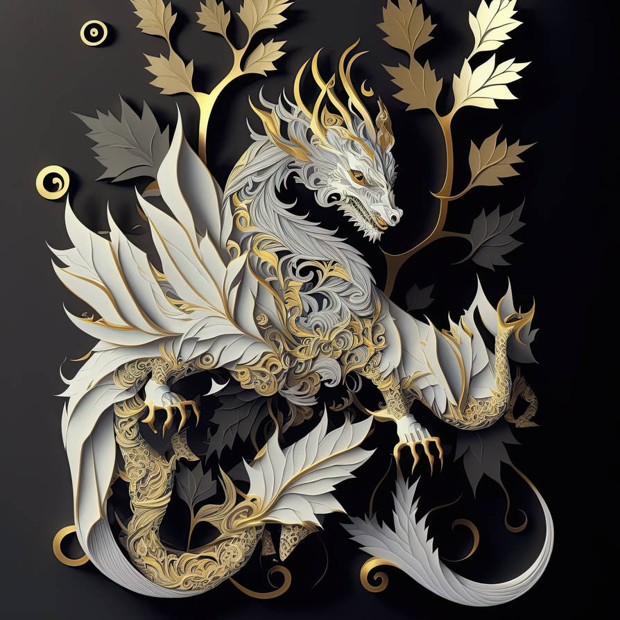 Paper Dragon By Gisburne On DeviantArt