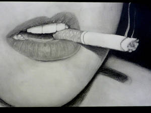 Lips and a Cigarette