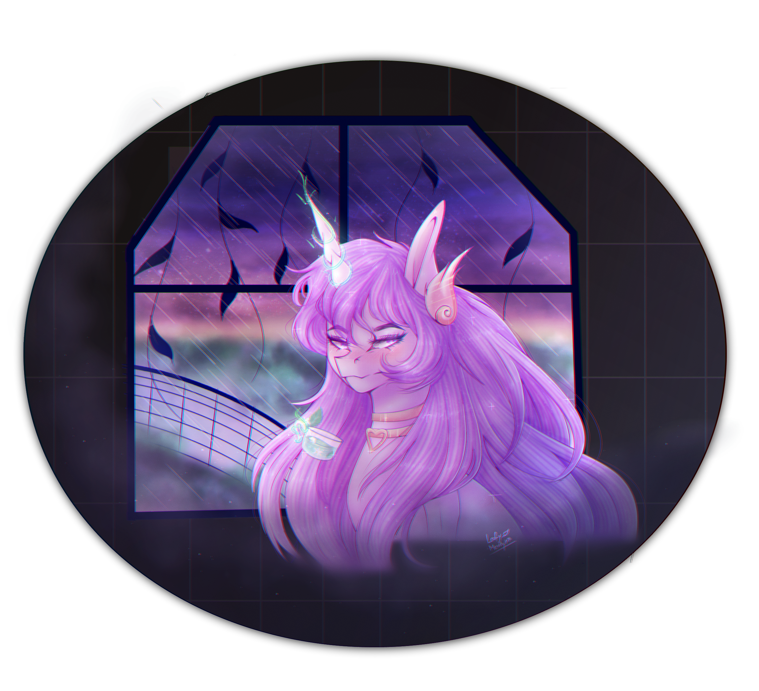 The World's A Little Blurry || ArtTrade by SleepyLeafyy on DeviantArt