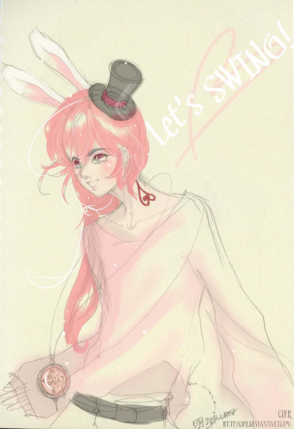 The rush-rush rabbit by cifr on DeviantArt