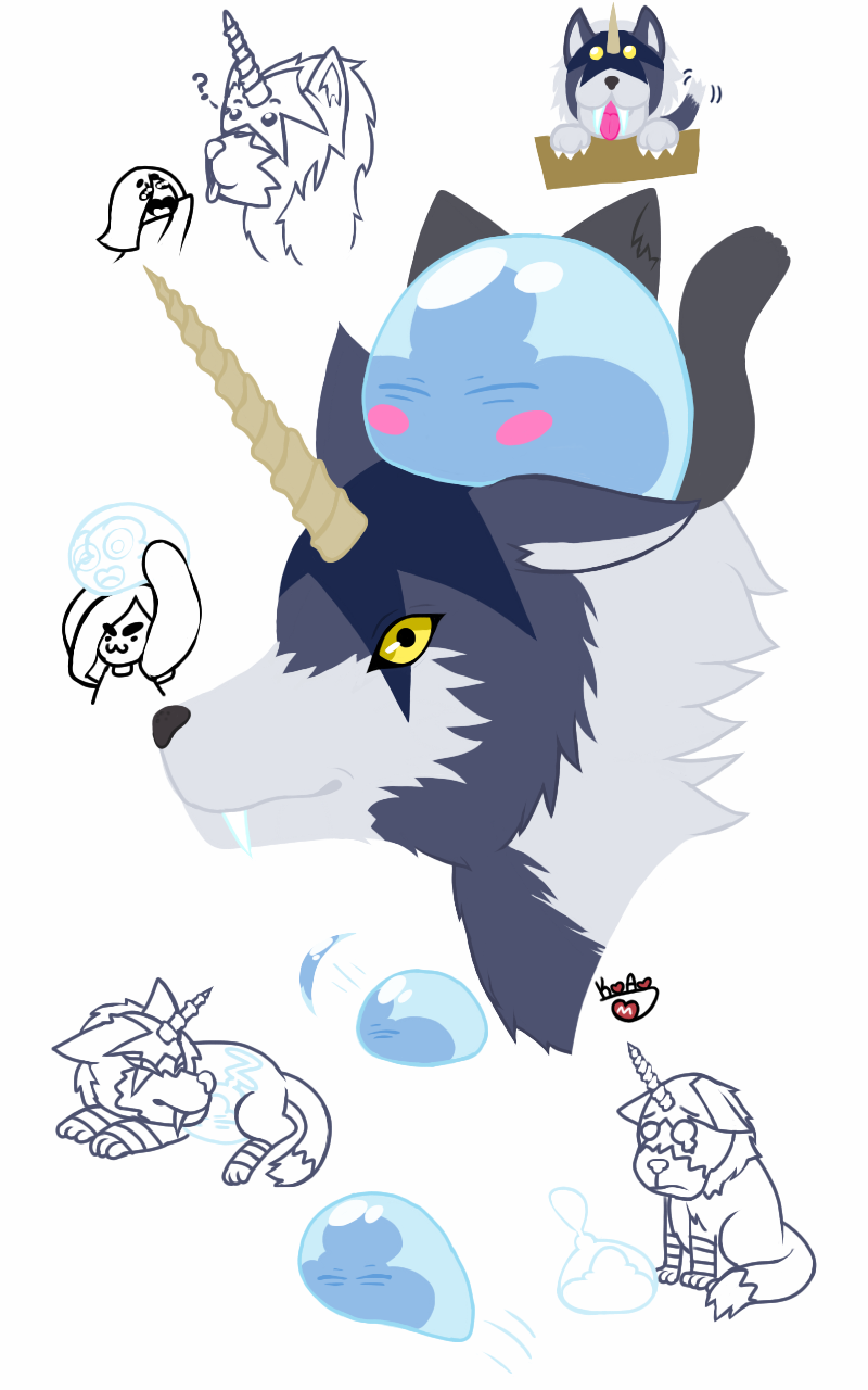 Rimuru and Ranga by KayleeA on DeviantArt