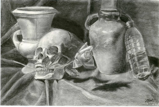 Charcoal Still Life