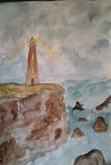 Watercolour Lighthouse