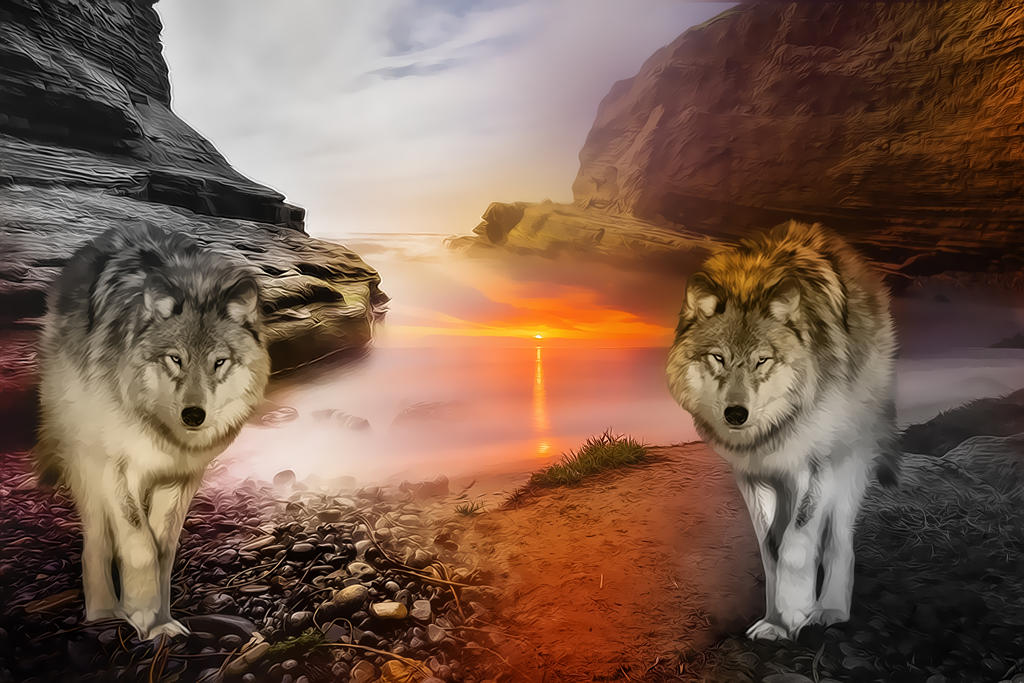 Living in two different worlds by Panda-kiddie on DeviantArt