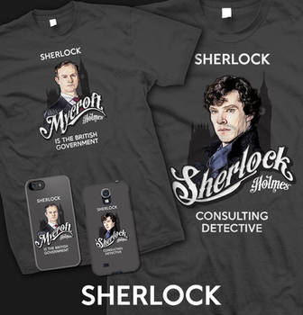 Sherlock Tees and phone cases