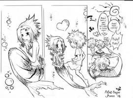 The mermaid Sasuke