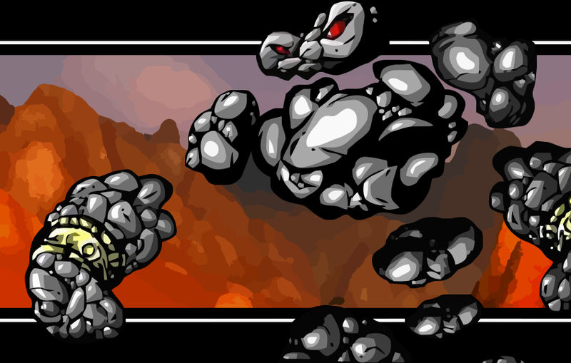 Rock Element Deviantart Rock Elemental - Final by 8-bitAsher on DeviantArt