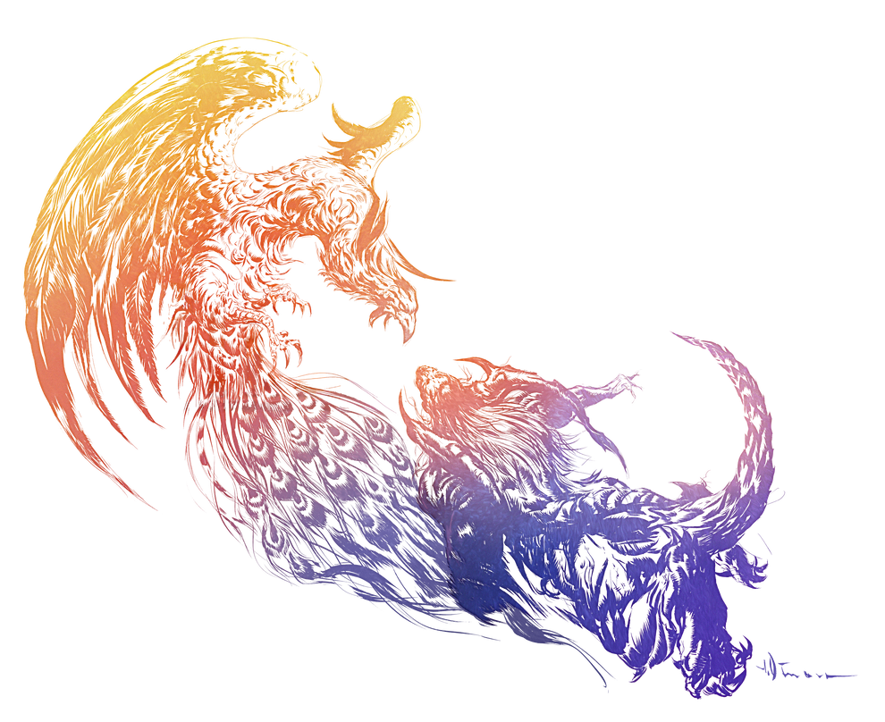 FFXVI Logo full art by userrandon on DeviantArt