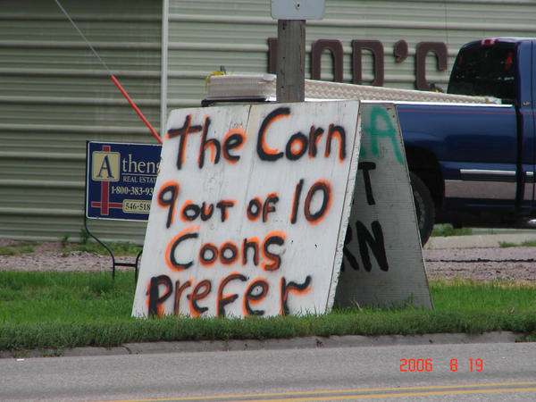 The Corn 9:10 coons prefer