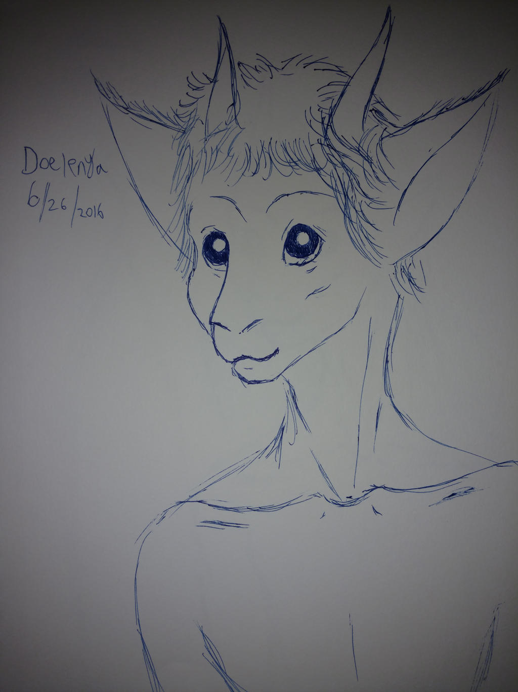 Doelenya pen sketch