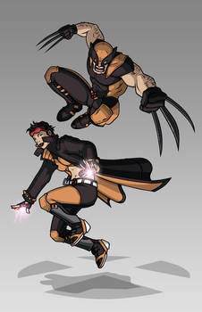 X-men Costume Redesign: Wolverine and Jubilee edit