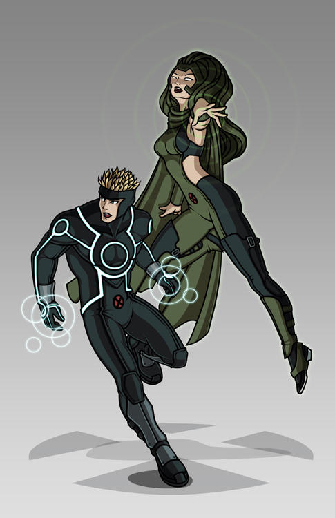 X-men Costume Redesign: Havok and Polaris